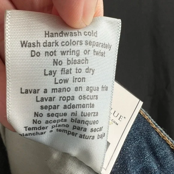 🆕 👖 NWT Judy Blue Distressed Capri Fit Jeans | Size 5/27 - Picture 13 of 13